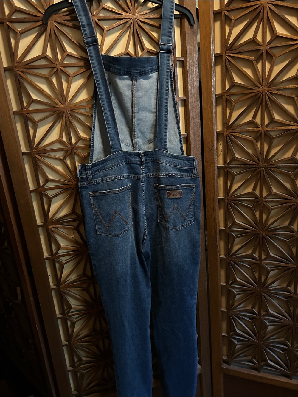 Women’s Wrangler Blue Women's Denim Overalls with Adjustable Straps Size 30